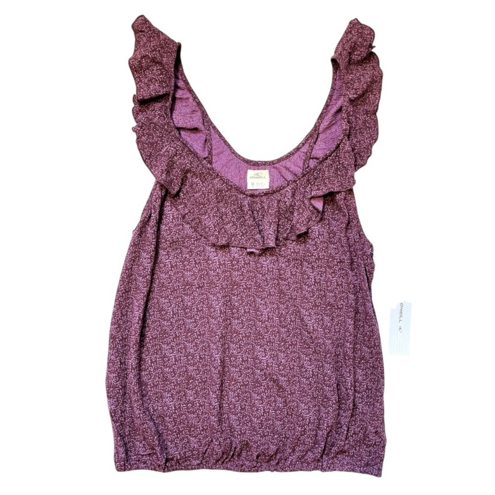 NWT O’Neil Geneva Ruffle Tank